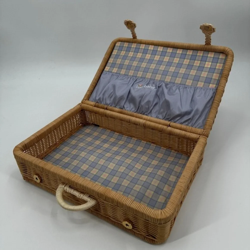 Wicker Storage Trunk Basket - Natural Brown